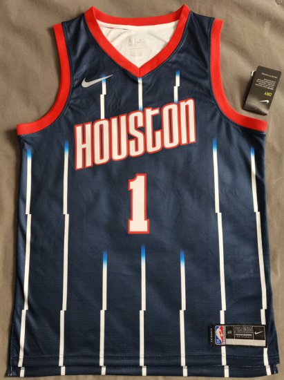 NBA 1 Mcgrady Rockets 21-22 City 75th Anniversary Maillot